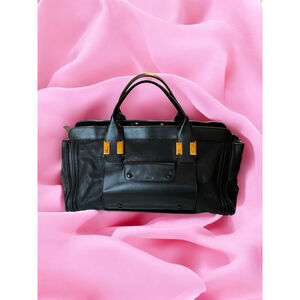 Chloe Black Leather Large East West Bag